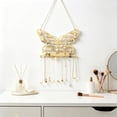 thumbnail image 6 of Sentmoon Butterflies Shaped Wall Mounted Jewelry Organizer Metal Decorative Jewelry Display Rack with Hooks and Perch for Necklaces Earrings Bracelets Vanity Storage Home Decor, 6 of 6