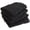 Black, variant on Egyptian Cotton 600 GSM, 4-Piece Bath Towel Set Ivory