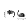 thumbnail image 3 of Noise Canceling Earplugs, Reusable Hearing Protection, Comfortable Silicone Sleep Earplugs, Noise Reduction for Swimming, Work, Study, Sound Blocking Technology, 3 of 9