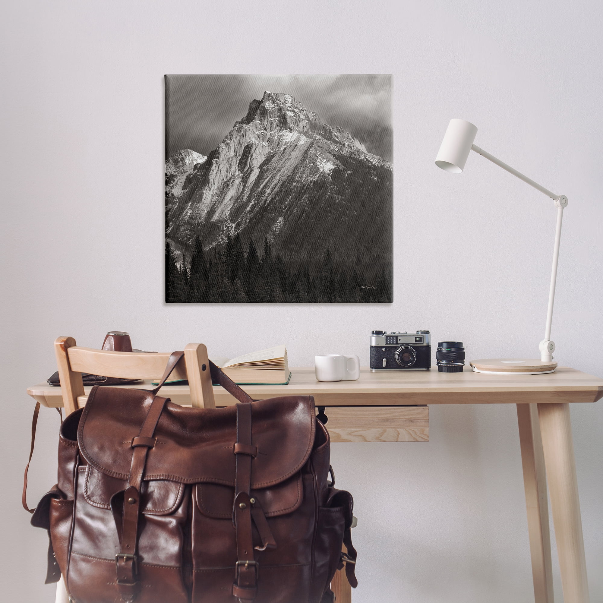 Stupell Industries Canadian Rockies View Landscape & Nature Photography Wrapped Canvas Art Print Wall Art, 36 x 36