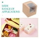 thumbnail image 5 of 20 cajas de papel para cupcakes, portátiles, individuales, con ventana e insertos para dulces de boda, 5 of 7