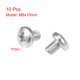 thumbnail image 2 of Tornillos de máquina M8x10mm Unique Bargains, tornillos de cabeza Phillips en forma de pan, 10 piezas, 2 of 3