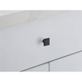 thumbnail image 2 of Elegant Decor KB2012-MB-10PK 1 in. Wilow Multipack Square Knob, Matte Black - Pack of 10, 2 of 6