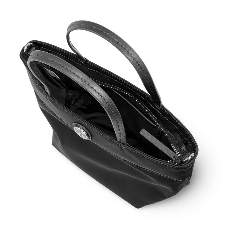Tory Burch 黒 ナイロン ビジネスバッグ Tory Burch Women's Small Nylon Top-Zip Crossbody Bag (Black