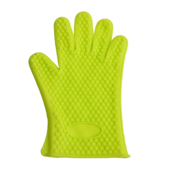 Silicone Oven Heat Baking Gloves High Temperature Insulated Kitchen Gloves for Cooking Microwave Heart Design