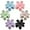 Black, Blue, Purple, Green, Coffee, Dark Pink, variant on Flower Hair Clips 6 PCS for Women, Flower Claw Clips Matte Large Claw Clips Strong Hold Jaw Clamps Hair Accessories for Thick Hair 6 Colors