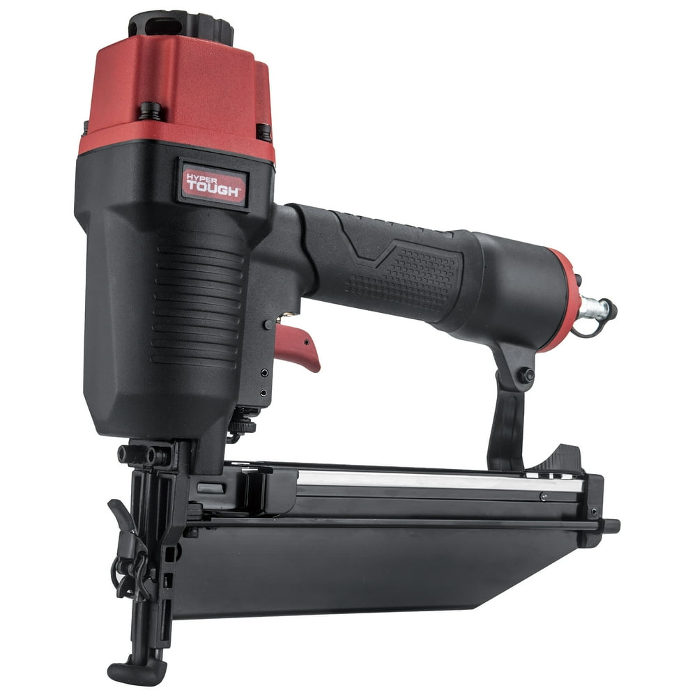 Hyper Tough Pneumatic Straight Finish Nailer with Nails (200 Count
