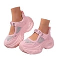 thumbnail image 3 of MKLEKYY Sandalias Ortopédicas para Mujer, Sandalias de Plataforma de Malla de Color Sólido A La Moda de Verano para Mujer, Zapatos Cómodos y Transpirables, 3 of 5