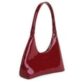 thumbnail image 5 of BadPiggies Women's Hobo Shoulder Bag Top Handle Handbag Zipper Purses Underarm Bag with Bottom Metal Studs - Red, 5 of 8