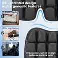 thumbnail image 4 of Upgrade Travel  Cushion for Airplane, Portable & Adjustable   Cushion, Coccyx Tailbone Pain Relief Chair Pad, Inflatable Cushion for Wheelchair, Travel, Driving, Office Work, 4 of 7