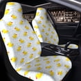 thumbnail image 4 of Goofa Yellow Rubber Duck Printed Car Seat Covers, Automotive Seat Covers for Cars Trucks and SUVs, Quick Setup Universal Fit Elastic Seat Covers-2 PCS, 4 of 6