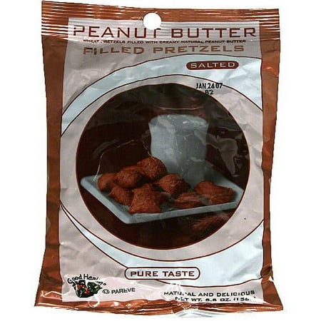 Good Health Natural Foods Peanut Butter Pretzels, 5.5 oz (Pack of 12)