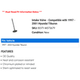 thumbnail image 2 of Intake Valve - Compatible with 1997 - 2001 Hyundai Tiburon 1998 1999 2000, 2 of 2