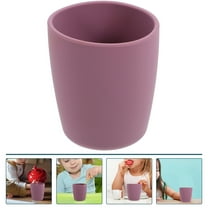 LOLIPPYY 2pcs Toddler Drinking Cups Purple Easy To Grip For Travel