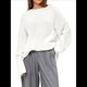 thumbnail image 1 of Suéter de Punto Holgado con Cuello Redondo y Color Liso para Mujer, Ideal para Otoño e Invierno. M, 1 of 10