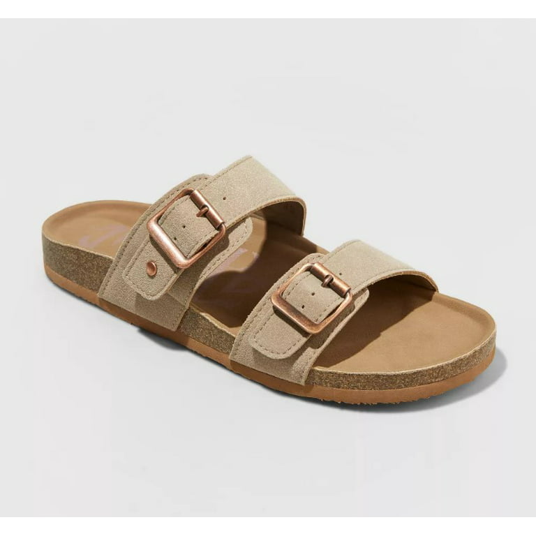 Women's Mad Love Footbed Sandal - Taupe (Brown) Walmart.com