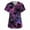 A_Dark Purple&39UBHJGG#, variant on Garbnen Valentines Scrub Top Plus Size Love Heart Pattern Short Sleeve V Neck Workwear Women with Pocket Stretch Nursing Uniforms for Women S-5XL