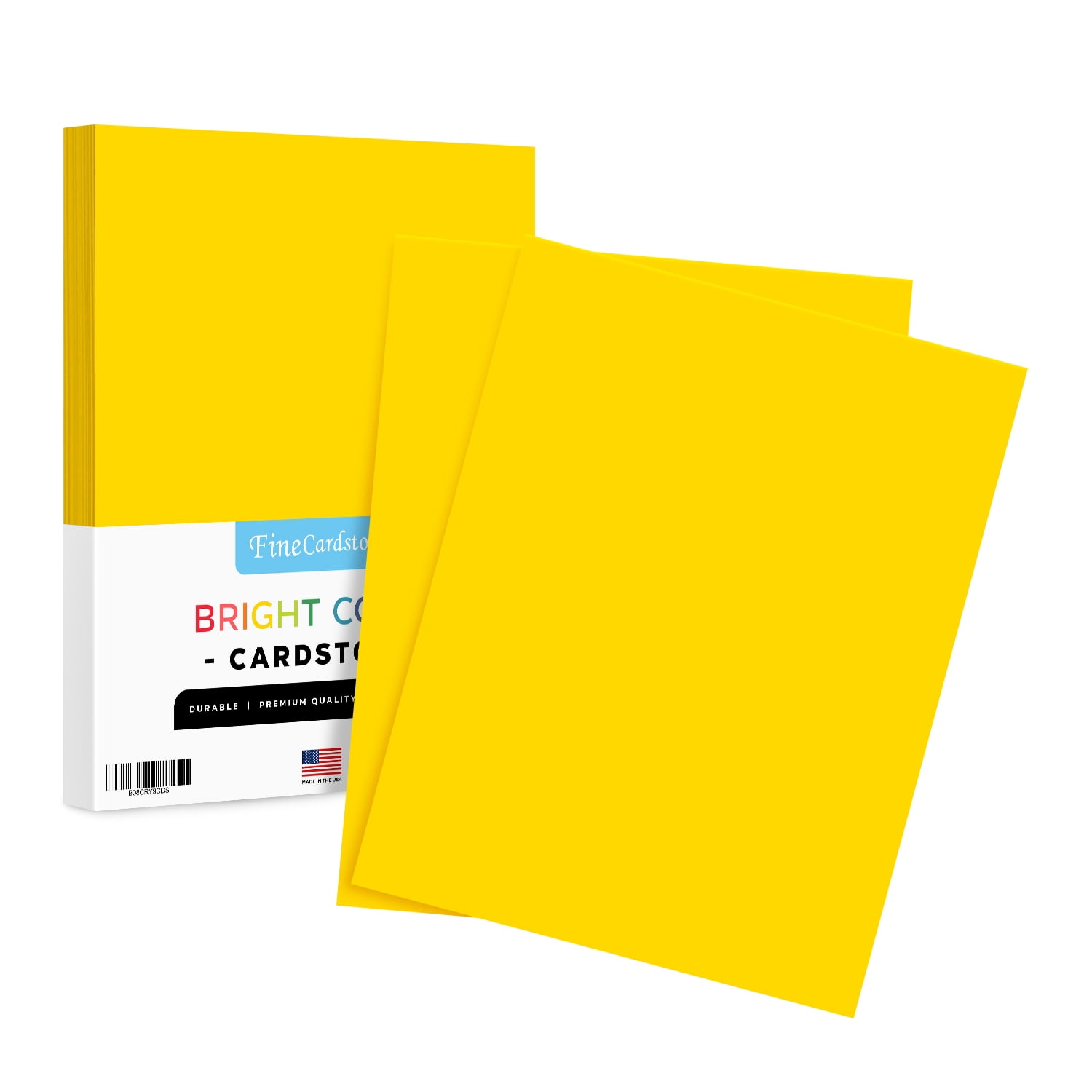 Basic 3x5 inch colored cards for art work, stamping, and card making -  CutCardStock