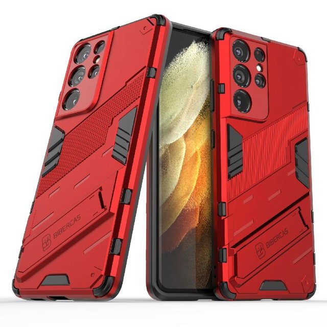 Funda para Samsung Galaxy S21 ULTRA 5G Protección A Prueba De Golpes Con Soporte De TPU Duradero Y Práctico