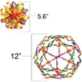 thumbnail image 4 of 4E'S Novedad Esfera de bola de respiración expandible (paquete de 4) Juguete para niños Aliviador de estrés Fidget Toys Los colores pueden variar para Yoga Relajación de ansiedad Se expande de 5.6 "a, 4 of 5