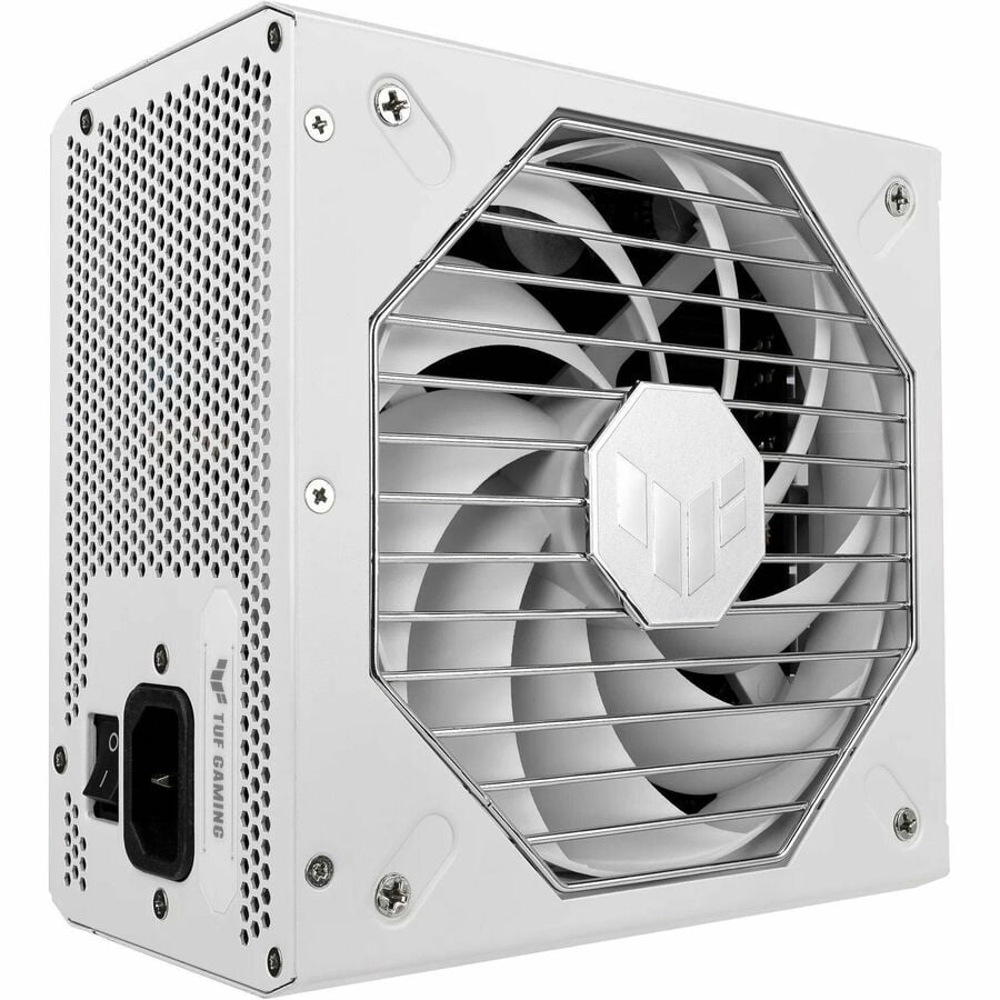 Asus TUF Gaming TUF-GAMING-1000G-WHITE 1000W Power Supply - Internal - 120 V AC, 230 V AC Input - 3.3 V DC, 5 V DC, 12 V DC, -12 V DC, 5 V SB Output - 1000 W - 1 Fan(s) - 92% Efficiency