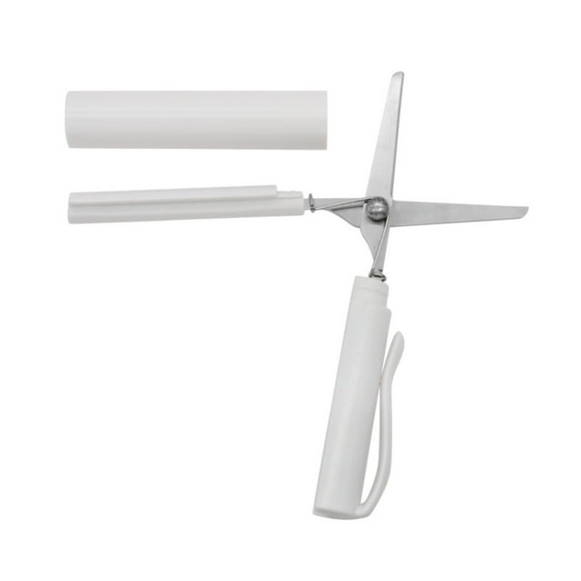 AKEGAMN Clearance! Compact Student Scissors Folding Pocket Scissors Letter Opening Scissors For Home School Craft Innovative : curved provide a smooth, easy cutting experience. lock and cap the scis