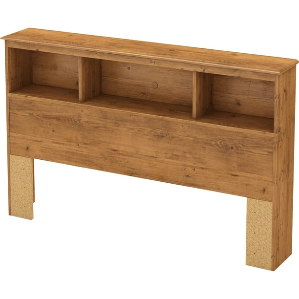 Full Bookcase Headboard (54''), Country Pine