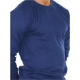 thumbnail image 7 of ToBeInStyle Men's Medium Weight Long Sleeve Waffle Knit Classic Thermal Shirt, 7 of 7