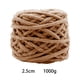 thumbnail image 2 of Hilo grueso y grueso, hilo tubular , hilo de lana , hilo de peso para bricolaje, hilo voluminoso para cerca de cama, zapatos, almohada, Café ligero mayimx Hilo de lana grueso, 2 of 9