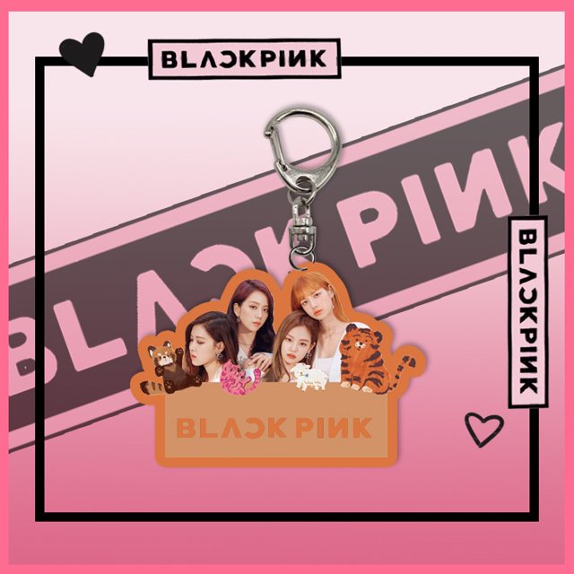 BLACKPINK llavero estrella llavero lisa Jin zhini Pu Caiying acrílico colgante Gao Jiahui unisex