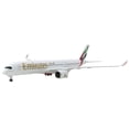 thumbnail image 4 of GeminiJets G2UAE1274 1 to 200 Scale Airbus A350-900 Commercial Aircraft Emirates Airlines White with Striped Tail Gemini 200 Series Diecast Model Airplane, 4 of 6