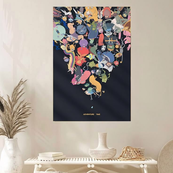 Adventure Time Poster: Handmade Matte Art Print Poster Size 24