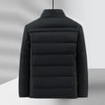 thumbnail image 4 of GuangCheng Mens Quilted Puffer Jackets,Stand Collar,Winter Fleece Warm Thick Coat,with Zippered Pockets,Black,4XL, 4 of 4