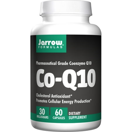 Jarrow Formulas CoQ10, Supports Cellular Energy and Cholesterol, 30 mg, 60 Capsules