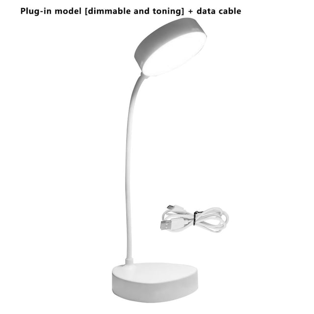 Lámpara de mesa LED 2.5W 3000-6000K Luz de lectura Lámpara de escritorio nocturna flexible giratoria de 360 °, potencia de dirección, cable Sweethay HA005013-05B