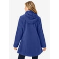 thumbnail image 2 of Woman Within Plus Size Hooded A-Line Fleece Coat, 2 of 6