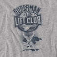 thumbnail image 2 of Superman Metropolis Gym Lift Club Unisex Adult Tank Top, Athletic Heather, X-Large, 2 of 4