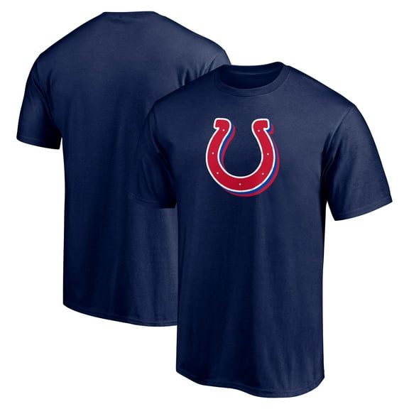 Men's  Navy Indianapolis Colts Red White and Team T-Shirt
