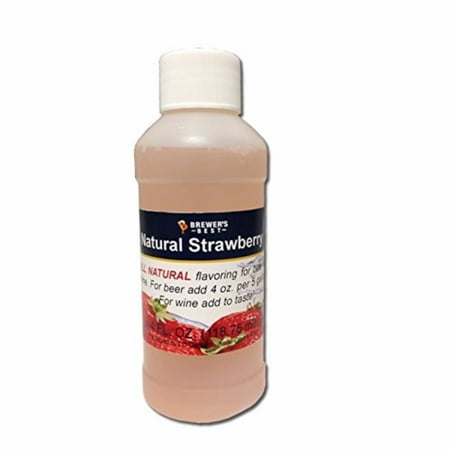 3722 Natural Beer and Wine Fruit Flavoring (Strawberry), 4 fl.oz., Natural strawberry flavoring By Brewer's Best Ship from