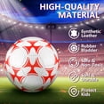 thumbnail image 4 of Balón de Fútbol Tradicional Operation Christmas con Bomba Tamaño 5 Paquete de 4, 4 of 6