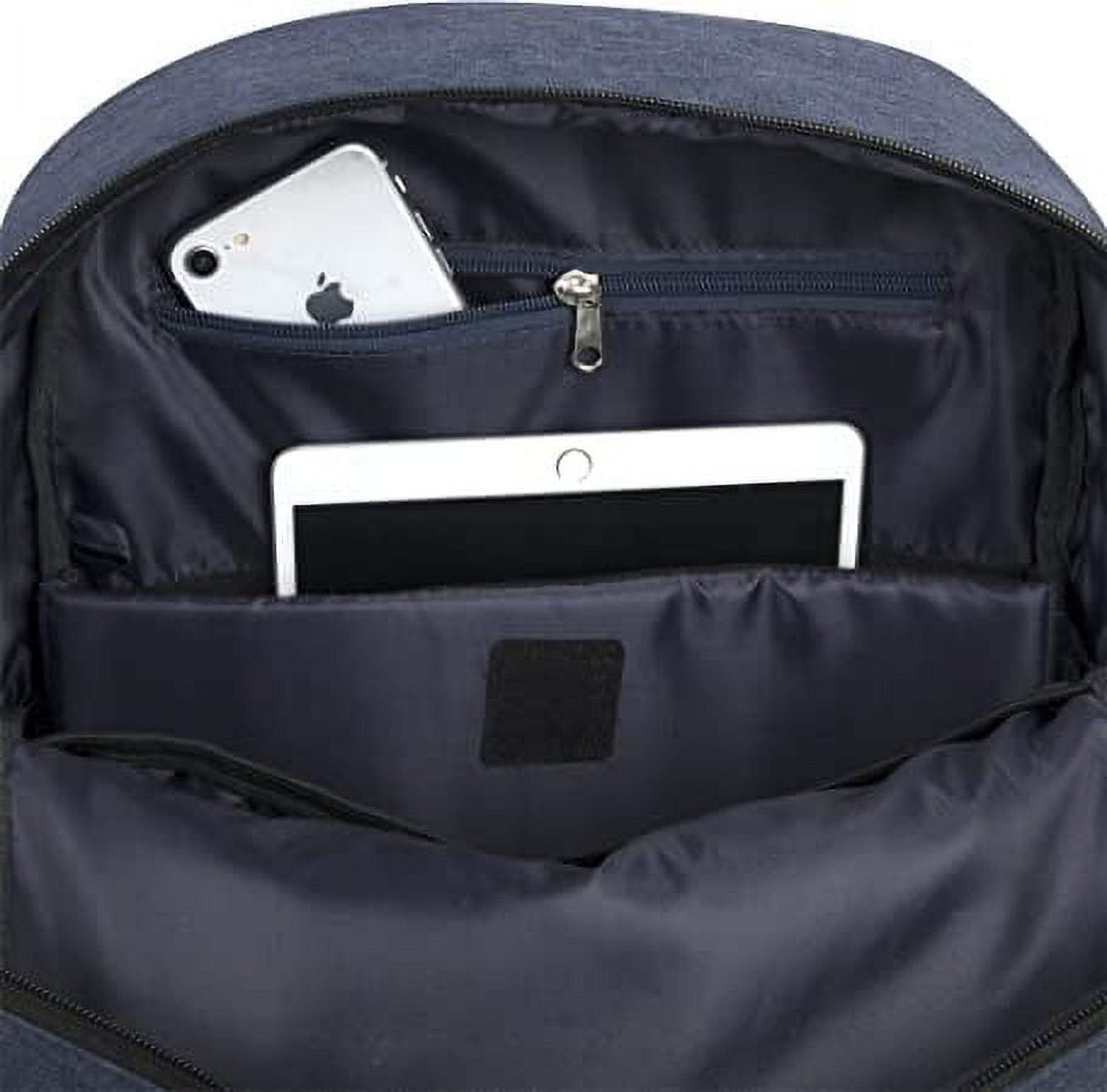 Fisher-Price Fastfinder Multipocket Grey Diaper Bag Backpack with Changing Pad and Stroller Straps (Blue)