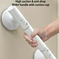 thumbnail image 3 of tamizeot Anti Slip Hand Grips Reliable ABS Rubber For Comfortable Bathroom Safety Safety Bathroom Aid Bath white, 3 of 5