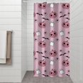 thumbnail image 2 of Cute Halloween Pattern Shower Curtain 36"x72" ,Bathroom Decorative Shower Curtains Set with 12 Hooks,Modern Waterproof Washable Shower Curtain, 2 of 6