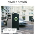thumbnail image 2 of SHISUYAN 1 Sheet of Garbage Recycle Sign Stickers Recycle Stickers Noctilucous Trash Can Stickers, 2 of 8