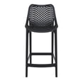 thumbnail image 5 of 37.5" Black Solid Patio Resin Counter Stool, 5 of 8
