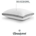 Beautyrest Signature Ribbon Bed Pillow 2 Pack, King, Polyester