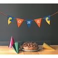 thumbnail image 2 of Inkdotpot Pre-Strung I Am 1 Birthday Decorations Party Supplies For Boy DinausourPennant Banner Flags, 2 of 4