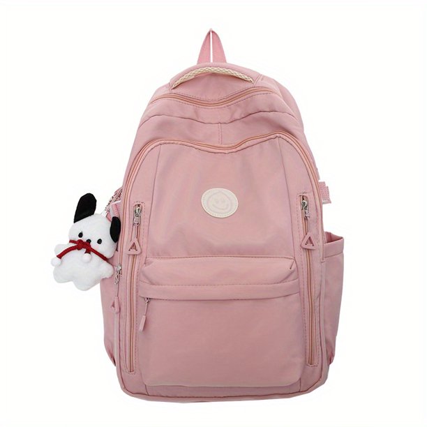 Kawaii Cartoon Mochila De Gran Capacidad, Mochila Para Laptop Resistente, Linda Bolsa De Escuela, Negocios Y Viajes Preppy