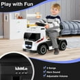 thumbnail image 6 of Gymax 6V Kids Electric Ride-on Truck Battery Powered Ride-on Toy w/ LED Lights White, 6 of 10