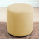 thumbnail image 5 of Funda elástica redonda para otomana, reposapiés, funda para sofá, otomana de almacenamiento para sala de estar Funda para silla redonda beige, 5 of 7